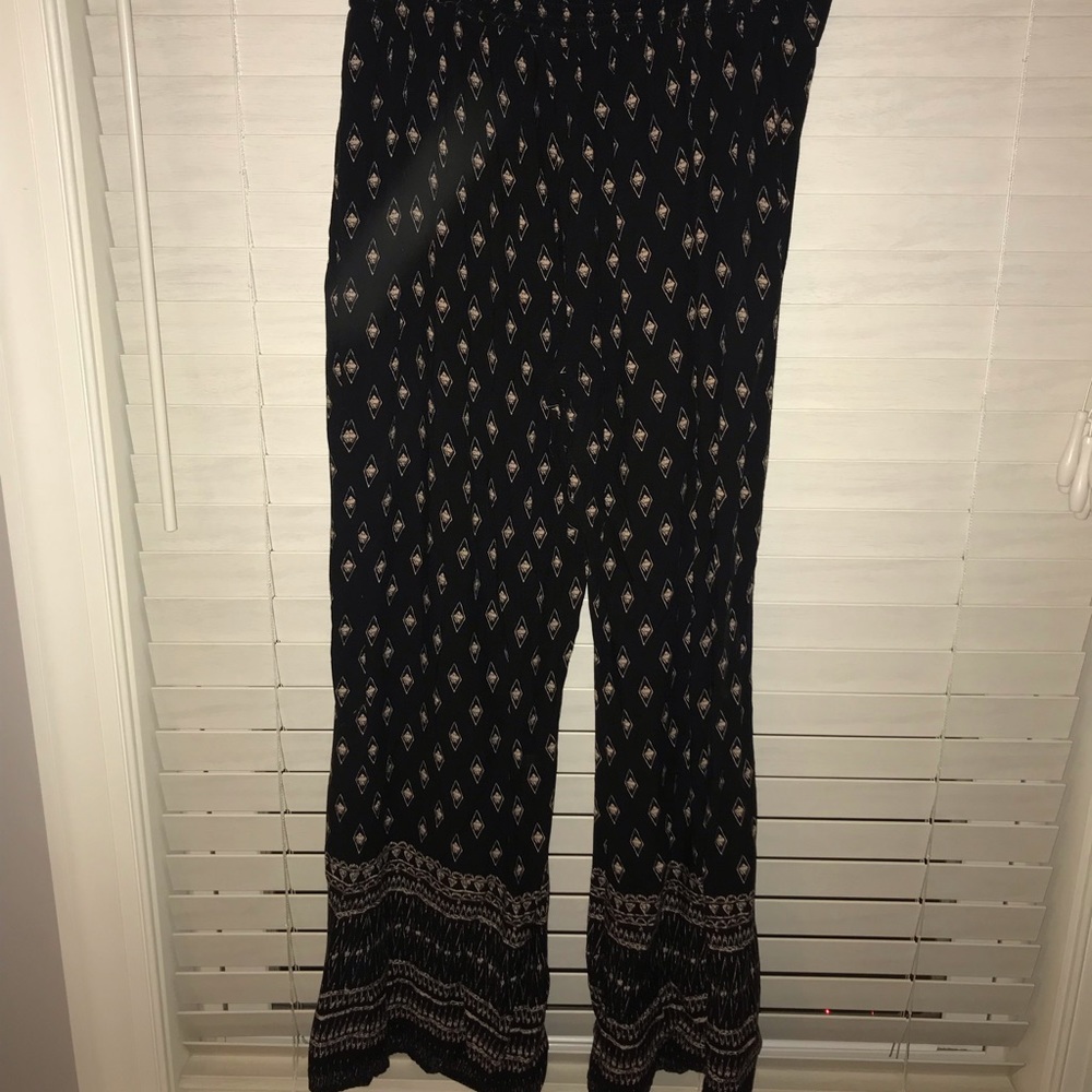 Black and Tan beach pants
